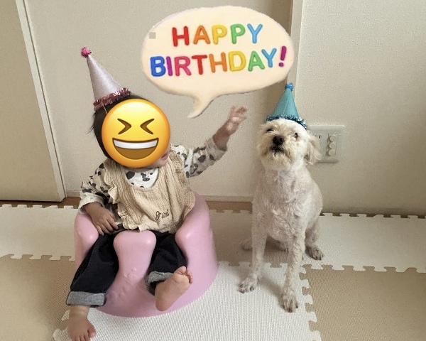 5月生まれのお祝い👶🏻🐶