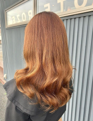 思いきって明るめカラー