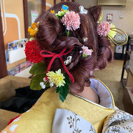 プーさん好き女子の成人式❤️