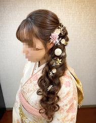 ロング女子の巻き下ろし✨