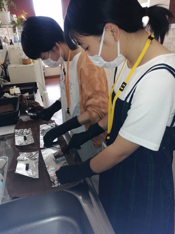 中学校の校外実習✨