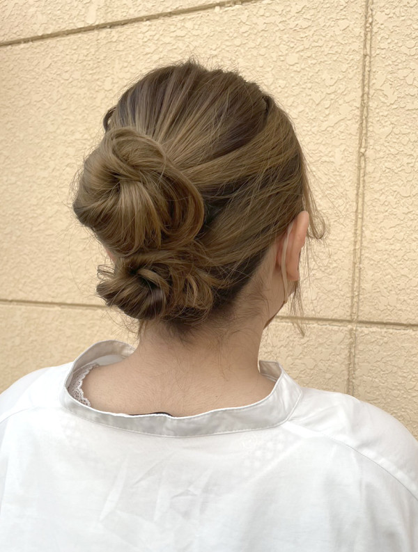 今日のヘアアレンジ🌈