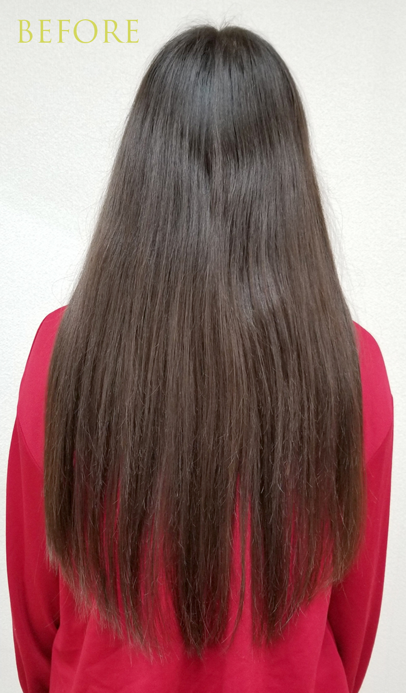 伸ばしていたロングヘアをバッサリ✂とても似合っています★