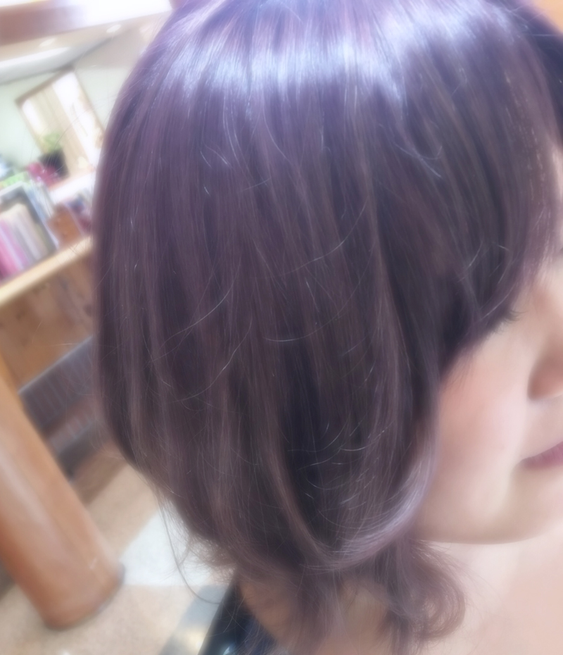 今年のトレンド色　ムラサキ✨