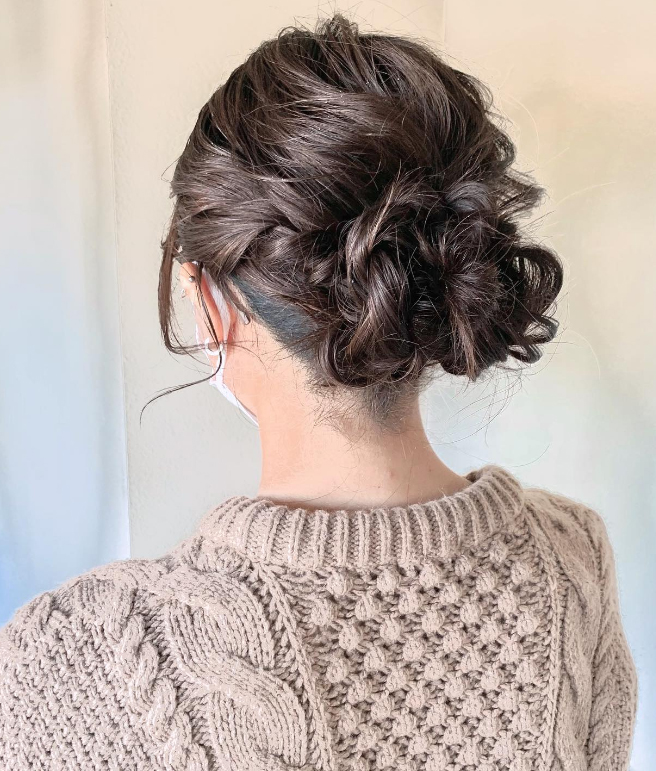 結婚式お呼ばれヘアセット❤︎